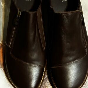Takahe Brown Leather Shoes with heel Euro size 41